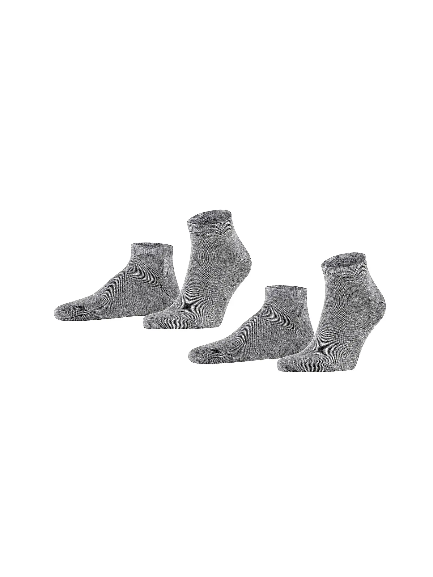 FALKE | Sneakersocken 2-er Pkg "Happy" (black) | grau